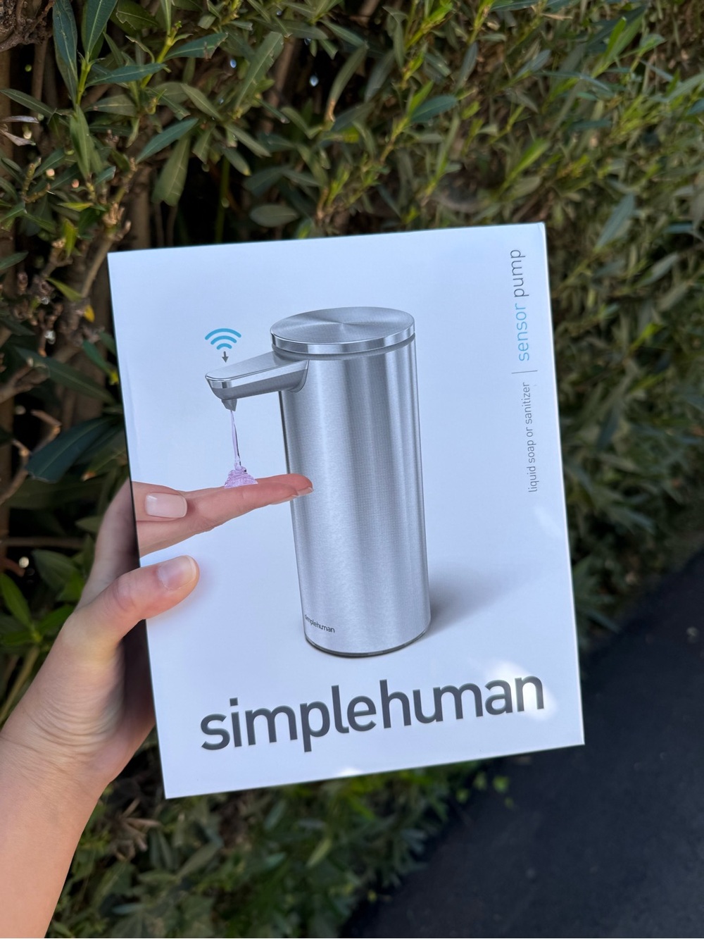 Brand New Simplehuman Liquid Sensor Pump Touchless Hand-soap Dispenser- Brushed